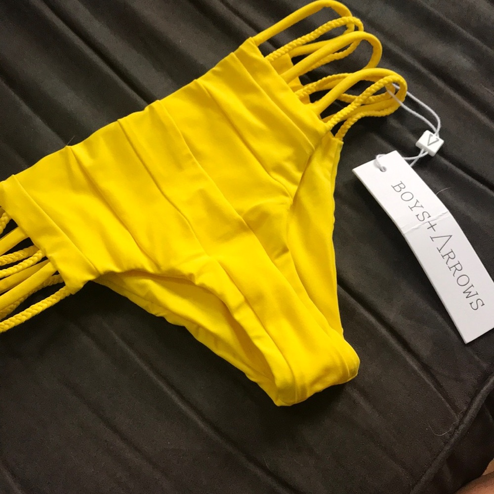 Boys + arrows yellow sunshine bikini bottoms